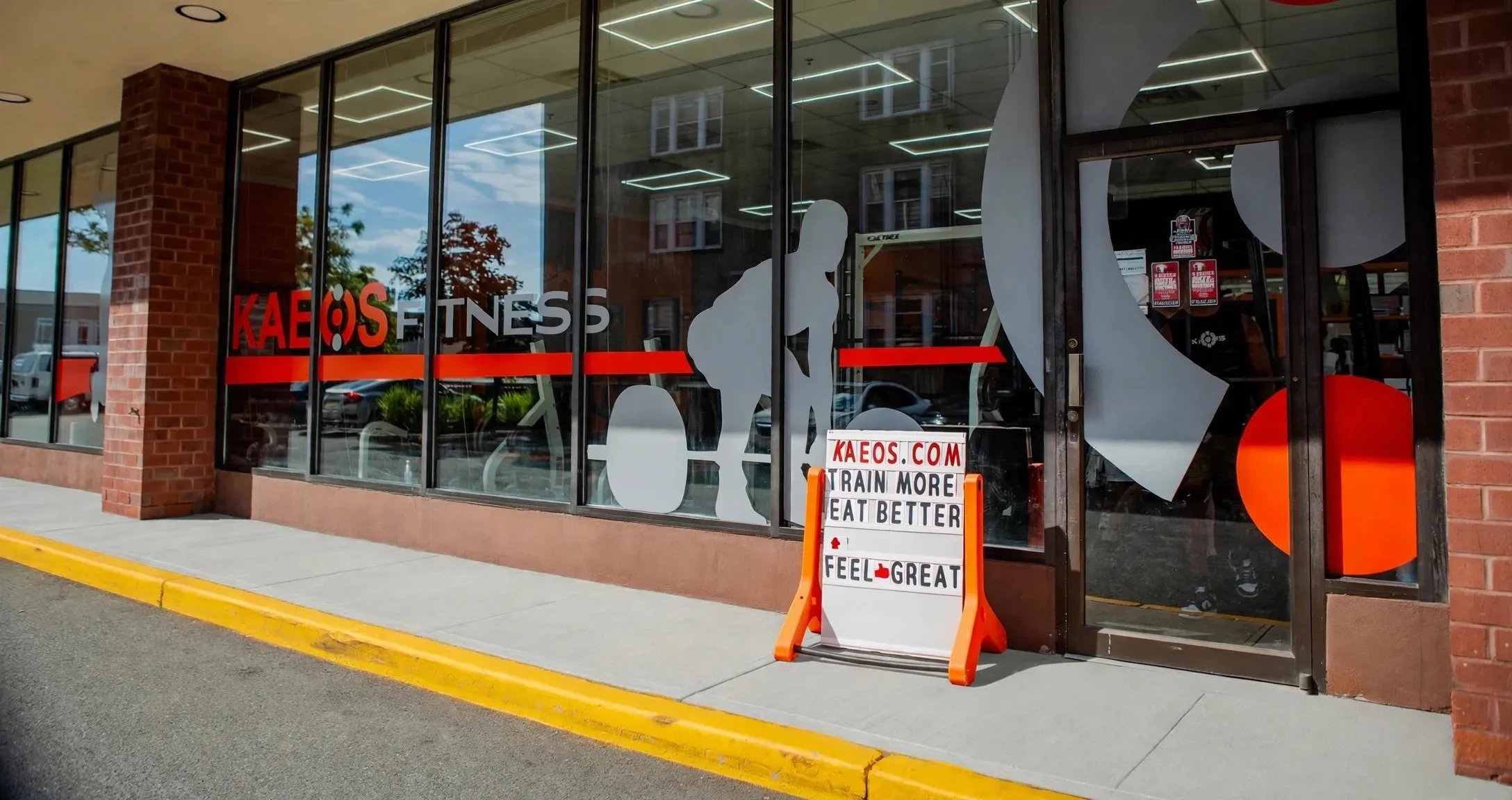 Kaeos Fitness storefront at 106 Grand Ave, Englewood, NJ